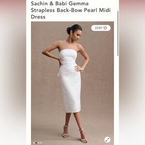 Sachin and Babi Pearl Midi Dress Size 4